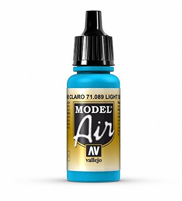 Vallejo Light Sea Blue Paint, 17ml