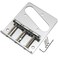 Musiclily Basic 54mm Guitar Bridge with 3-Saddle Chrome