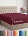 CGK Unlimited CGK Linens Extra Deep King Fitted Sheet - Fitted Sheet Only - Burdy
