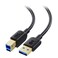 Cable Matters 5Gbps Short USB 3.0 Cable, USB A to B Cable, 3ft, Black