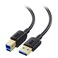 Cable Matters 5Gbps Short USB 3.0 Cable, USB A to B Cable, 3ft, Black