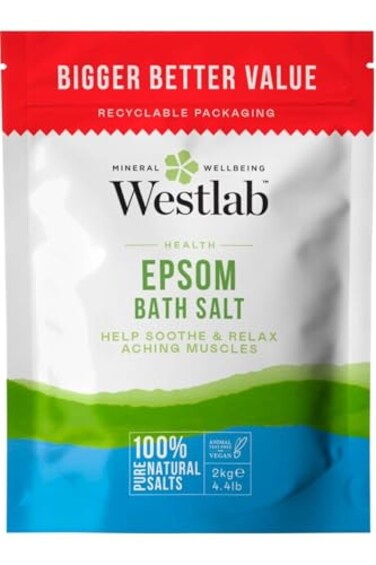 WESTLAB LTD Epsom Bath Salts 2kg ,Pack of 1