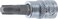 BGS 1/4' Bit Socket T-STAR, T35