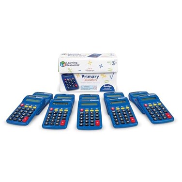 Learning Resources Primary Calculators, Set of 10