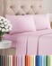 CGK Unlimited Full Size 4 Piece Sheet Set - BreathableCooling Sheets - Light Pink