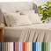 Bare Home Sheet Set 1800 Ultra-Soft with 4 Pillowcases ,Split King, Sand