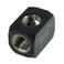 Alphacool HF 3-Way Connection Terminal, Deep Black
