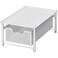 Simple Houseware Stackable Cabinet Basket Drawer Organizer, White