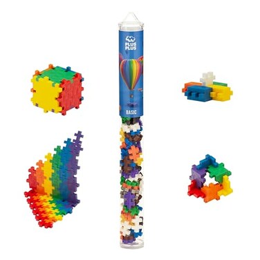 PLUS PLUS Basic Mix Tube - Mini Interlocking Building Blocks Set