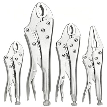 FASTPRO 4-Piece Locking Pliers Set, Vice Grips Pliers