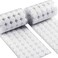 Rena Chris Self Adhesive Dots, 0.59" Hook and Loop Circles, 300 Pcs Round Fasteners with Strong Adhesive Backing, Waterproof Nylon for Classroom, OfficeHome ,White