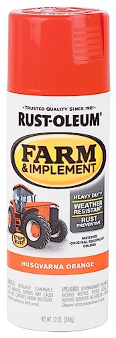 Rust-Oleum FarmImplement Husqvarna Orange Spray Paint