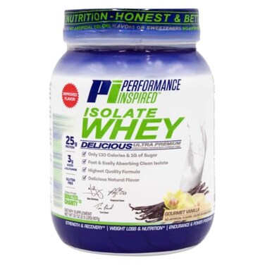 PERFORMANCE INSPIRED Isolate Whey Protein Powder&ldquo; Vanilla&ldquo; 25G&ldquo; 2lb