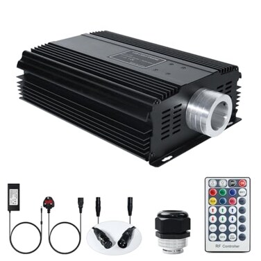 AMKI DMX 90W Light Source Engine Driver Remote/APP Control Starlight Box Motor Remote Control, Connect with DMX512 Console Decoder