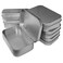 Hulless 30 Pcs Small Hinged Tin Box Metal Tins Storage Containers, Silver