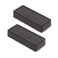 Quartet Plush Eraser Whiteboard/Chalkboard Use-Black, Molded Plastic Handle