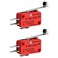 Heschen 2 Pack Micro Switch 15A 125/250VAC, Roller Lever
