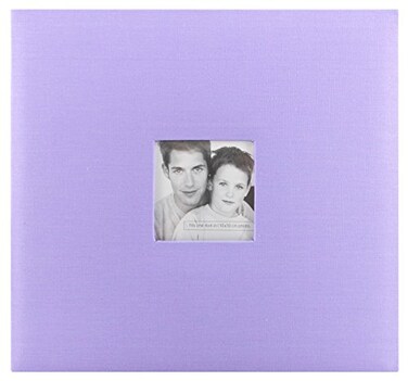 MCS Expandable Fabricscrapbook Album, 12x12, Lilac