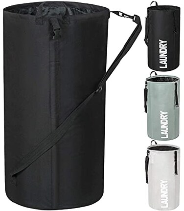 Chrislley 106L Collapsible Laundry Basket, Laundry Backpack, Laundry Bag