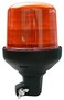 HELLA H27112031 K-LED 100 Pole Mount Beacon Warning Light, Flashing/Rotating Patterns, Waterproof, 12/24V, Amber