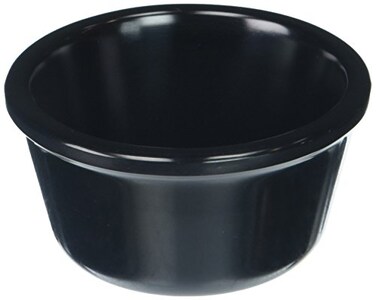 Winco Plain Ramekins, 4-Ounce, Black
