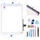 T Phael White Digitizer Repair Kit for iPad 9.7" 2018 iPad 6 6th Gen A1893 A1954 Touch Screen Digitizer Replacement ,Without Home ButtonPre-Installed AdhesiveTools