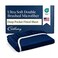 Cathay Home Full Fitted Sheet Only, 14" Deep Pocket Ultra Soft, Navy