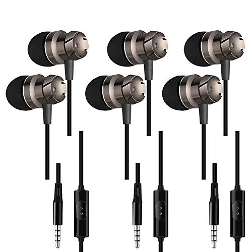 sourceton Sourceton Wired Earbuds With Microphone Remote 3 Pack 3.5 MM