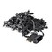 Vickerman 100 Light Wide Angle LED Light Set Warm White Lights on Black Wire