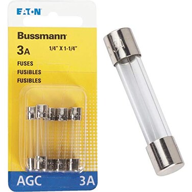 Bussmann Bussman Cooper Fuse 3 Amp 5 Count