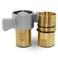Summit Hydraulics 1-1/4" NPT Wet-Line Wing Nut Hydraulic Quick Disconnect Coupler/Coupling Set