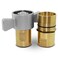 Summit Hydraulics 1-1/4" NPT Wet-Line Wing Nut Hydraulic Quick Disconnect Coupler/Coupling Set