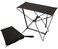 Rothco Folding Camp Stool - Lightweight and Portable Seating for Camping Adventures ,Black