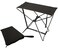 Rothco Folding Camp Stool - Lightweight and Portable Seating for Camping Adventures ,Black