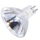 Satco S1966 20 Watt MR16 Halogen GX5.3 Base 12 Volt Clear FL 36 Beam Pattern No Harmful Ultraviolet Rays Light Bulb, With Lens