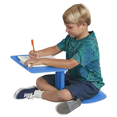 ECR4Kids The Surf Portable Activity Lap Desk, Classroom Essentials, Blue