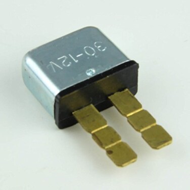Crimp Supply 30 Amp Auto-Reset ATC/ATO Blade-Style Circuit Breakers ,1 per Pack