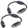Fosmon Replacement USB Breakaway Cable for Xbox 360 Controller - 2 Pack