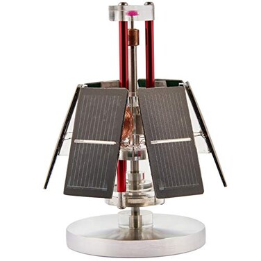 Sunnytech Solar Mendocino Motor Educational Model Vertical Stand Science Physics Toy QZ05