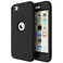 ULAK Compatible with iPod Touch 7/6/5 Case, Black