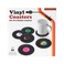 Gift Republic Retro Vinyl Coasters 6-Pack, Cool Drinks Coasters, Great Housewarming Gift, Music Lovers Gift idea