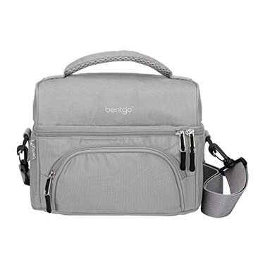 Bentgo Deluxe Insulated Lunch Bag with Adjustable StrapOuter Pocket