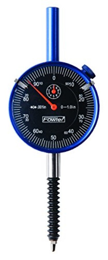 Fowler 52-520-465-0, Ip54 Dial Indicator with 0-1" Measuring Range