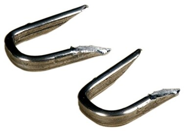 Hillman The Group 122660 Galvanized Wire Staples Number 5, 3/8-Inch ,2 Pack