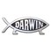 Evolution Darwin Fish Magnetic Car Emblem