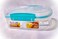 Sistema Bake It Food Storage for Baking Ingredients ,Aqua, Split Toppings Container- 2.6 Cups
