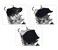 Manito Sun Shade for Twin Stroller ,Black