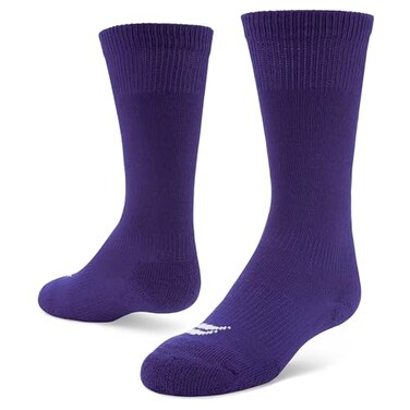 Sof Sole Baseball/Softball Over-the-Calf Team Athletic Performance Socks ,2 Pair, X-Small, Purple