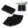 FOSHIO 20PCS Black Standard Pre-Cut Self-Adhesive Squeegee Fabric Felt Replacement for 4Inch Squeegee Car Vinyl Application Tools Tint Tool Scraper Auto Vinyl Wrap Tools