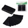FOSHIO 20PCS Black Standard Pre-Cut Self-Adhesive Squeegee Fabric Felt Replacement for 4Inch Squeegee Car Vinyl Application Tools Tint Tool Scraper Auto Vinyl Wrap Tools